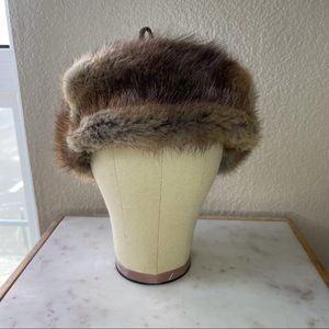VTG 🔎 GENUINE 🦫Fur🦨 Trapping 🐾 Cap w Ear Flaps